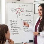 Dra. Ivonne Aragón explicando el impacto de la endometriosis en la fertilidad y las opciones de tratamiento con Medicina Funcional y FIV.